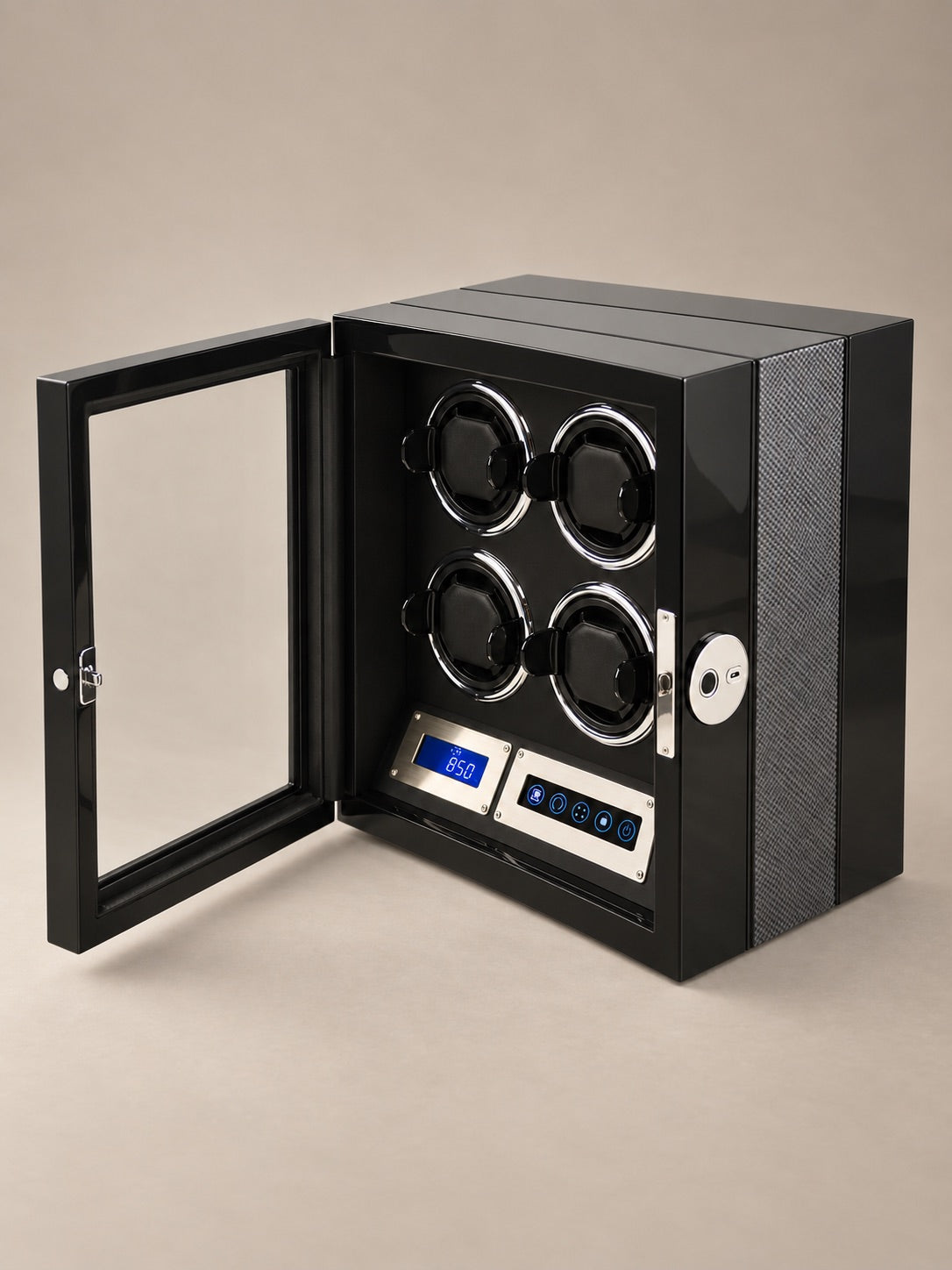 Remontoir Blackwood 4 ouvert, quatre supports vides