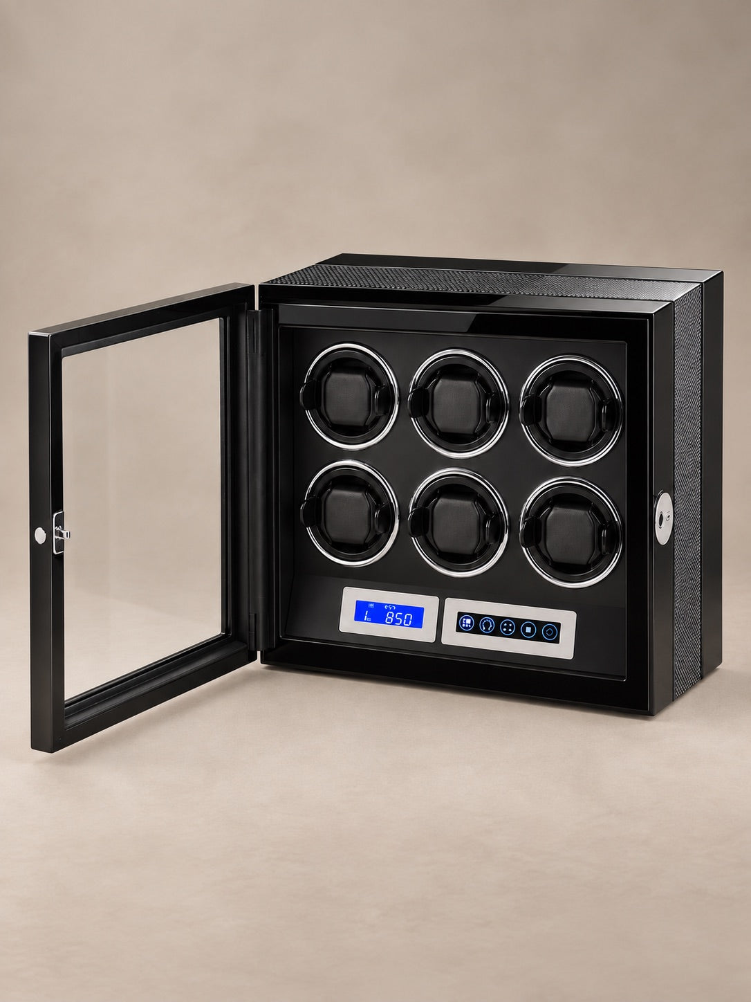 Remontoir Blackwood 6 ouvert, six supports en trois colonnes