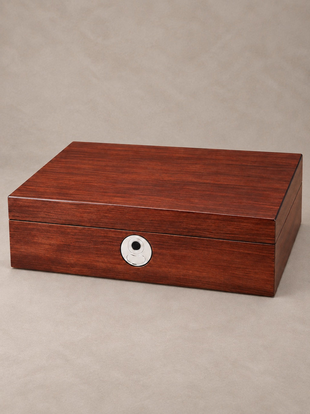 Coffret Kensington 12 bois fermé, couvercle plein