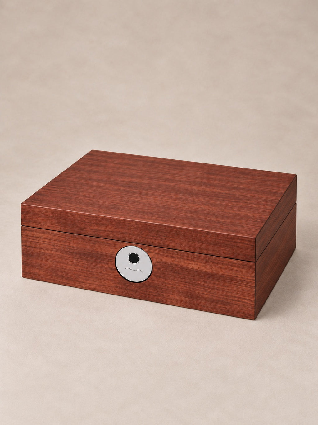 Coffret Kensington 8 bois fermé, couvercle plein